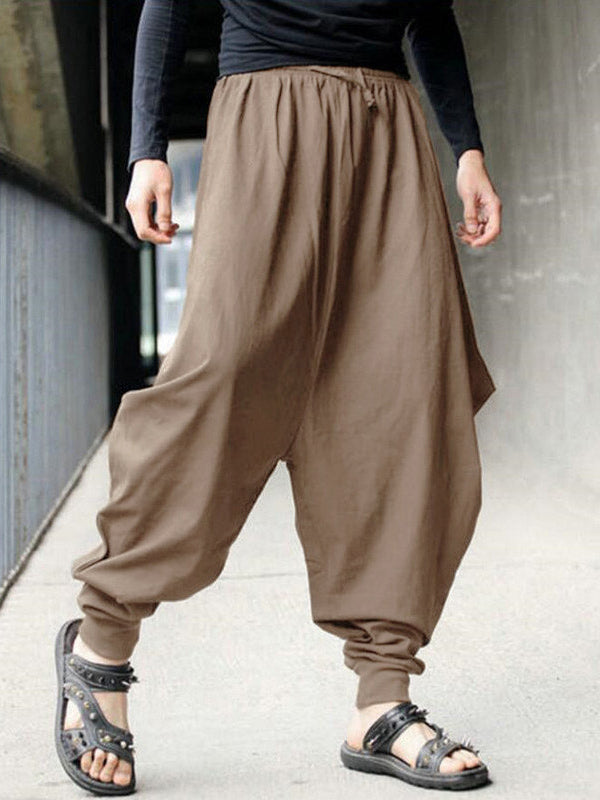 Unisex Vintage Loose Harem Pants