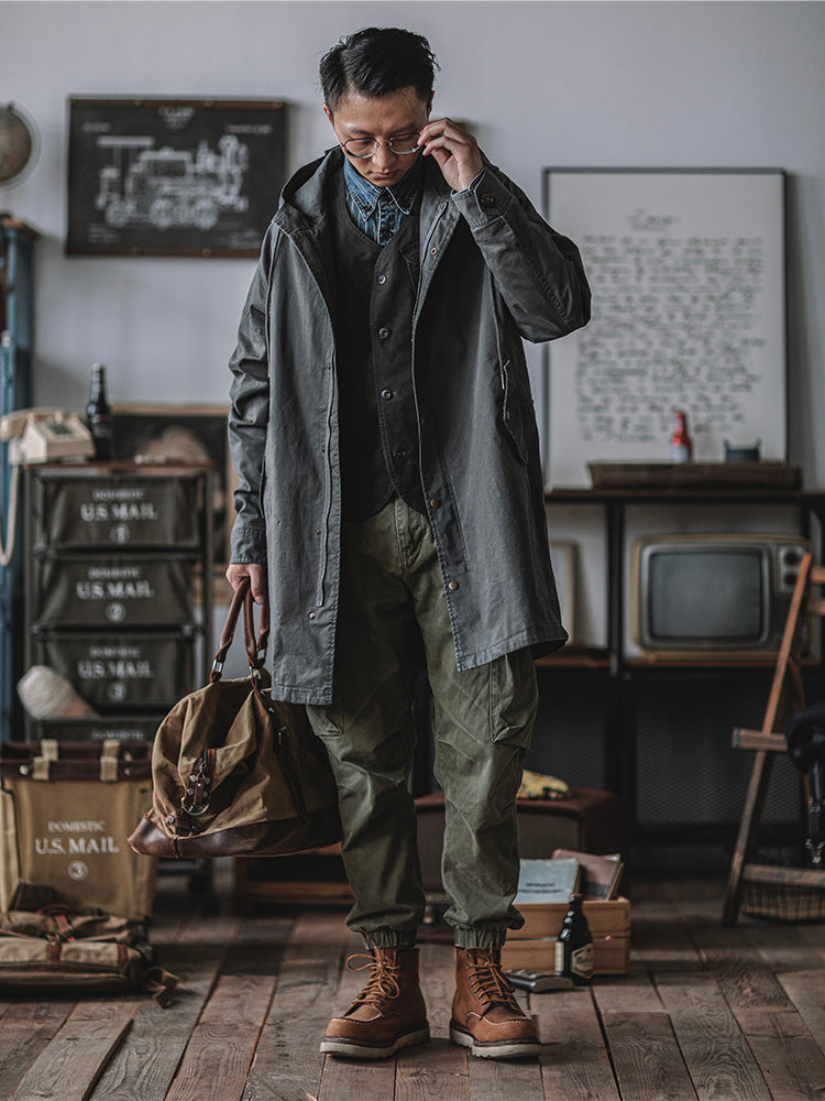 Hooded Fishtail Parka Vintage-Inspired M-1951 Field Jacket